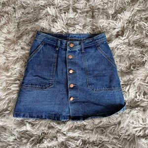 Denim skirt size S